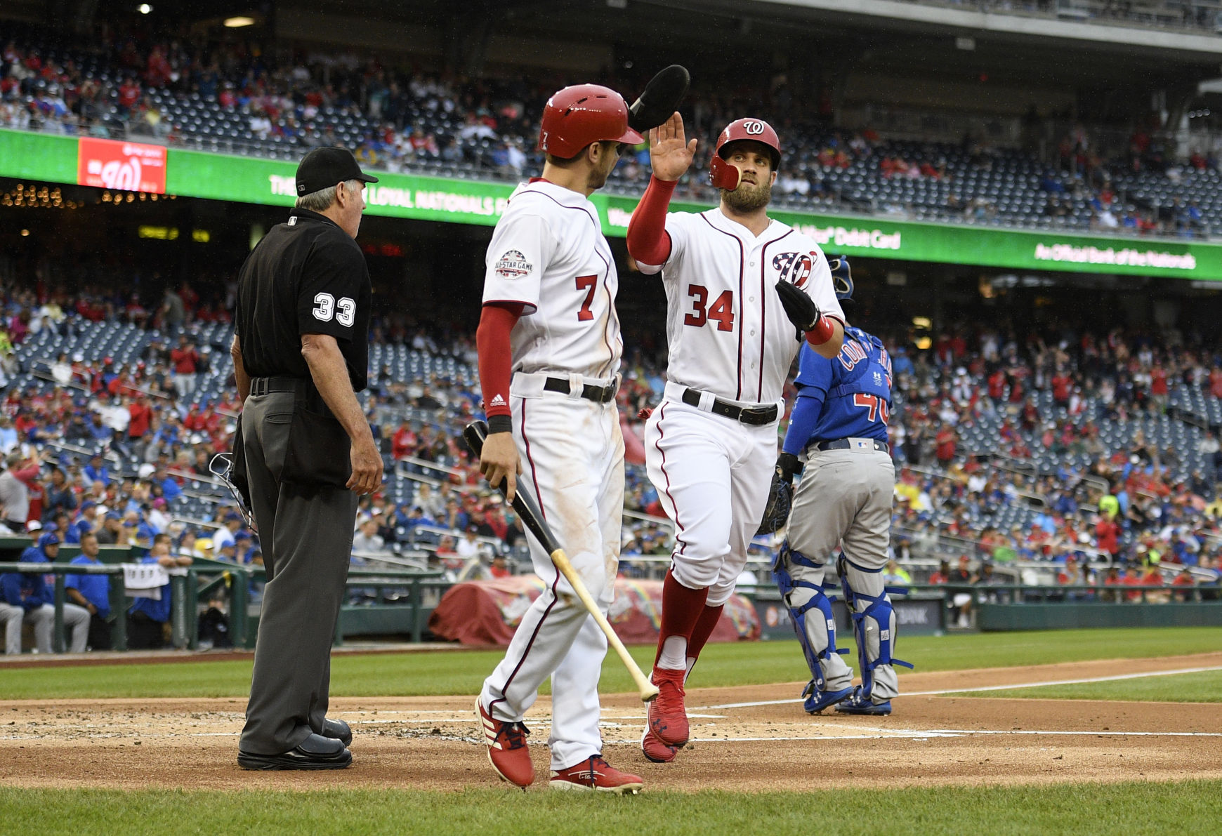Cubs Nationals Baseball (Game 1)